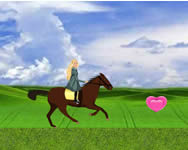 lovas - Barbie horse ride