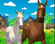 Horse family animal simulator 3D online