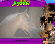 Horse jigsaw puzzle lovas HTML5 jtk