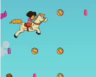 Dora and unicorn lovas játékok ingyen