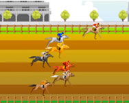 Horse racing 2D lovas ingyen játék