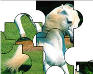 Horse puzzle lovas játékok ingyen