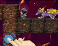 Kill the dragon bridge block puzzle lovas HTML5 jtk