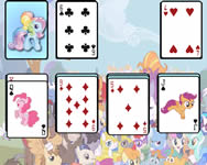 My Little Pony solitaire lovas játékok