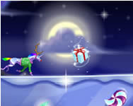 Robot unicorn attack Christmas játék
