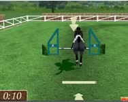 Show jumping 3D lovas játék